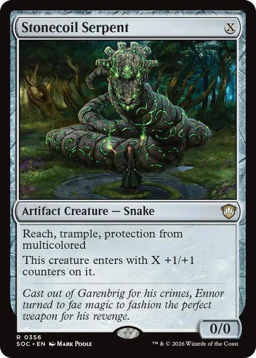 Stonecoil Serpent (356) [Secrets of Strixhaven Commander]