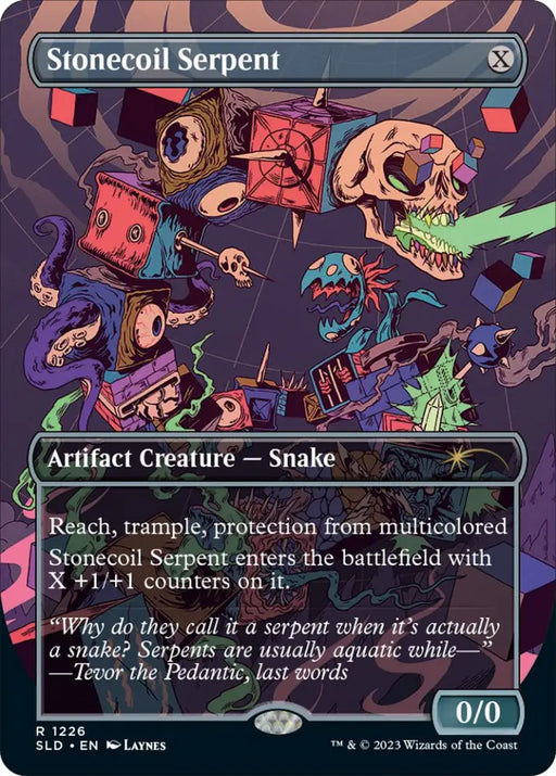 Stonecoil Serpent (Borderless) [Secret Lair Drop Series] - MTG Single