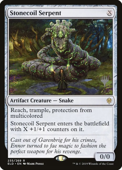 Stonecoil Serpent (Promo Pack) [Throne of Eldraine Promos] - MTG Single