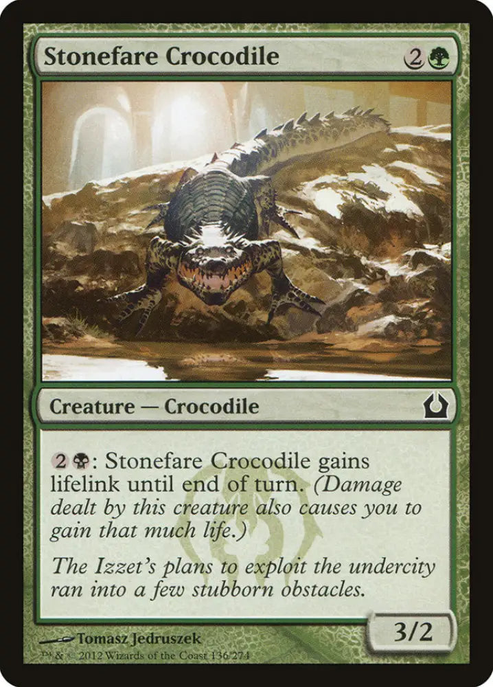 Stonefare Crocodile [Return to Ravnica] - MTG Single