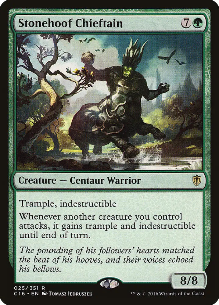 Stonehoof Chieftain [Commander 2016] - MTG Single