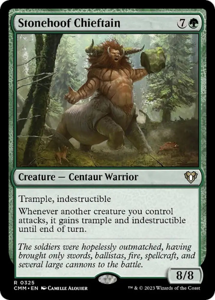 Stonehoof Chieftain [Commander Masters] - MTG Single