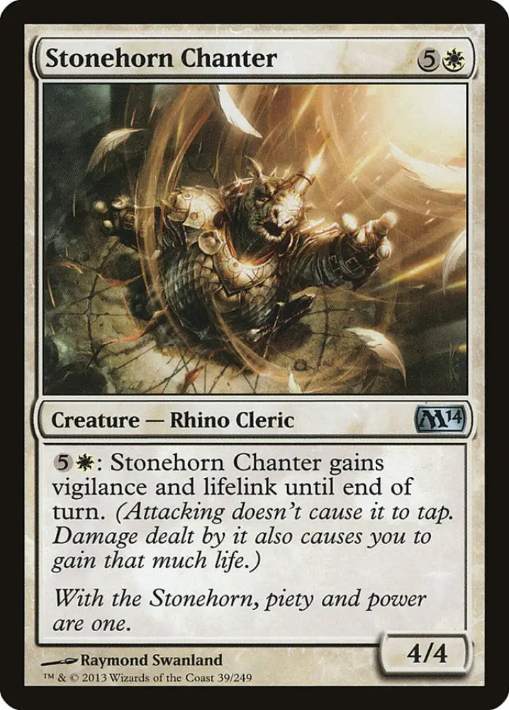 Stonehorn Chanter [Magic 2014] - MTG Single