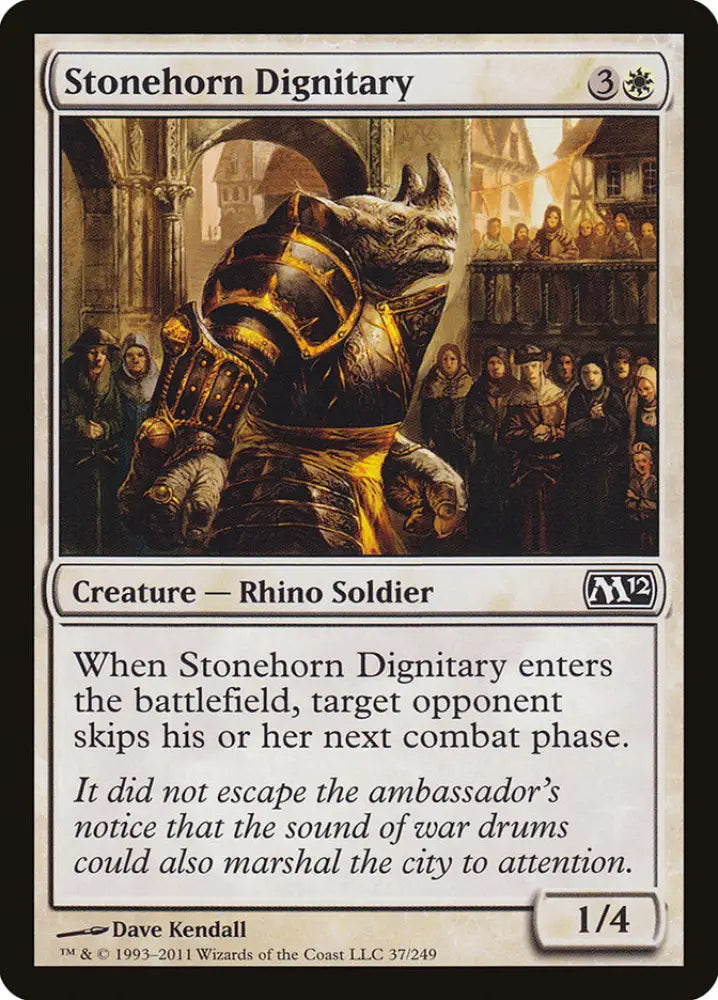 Stonehorn Dignitary [Magic 2012] - MTG Single