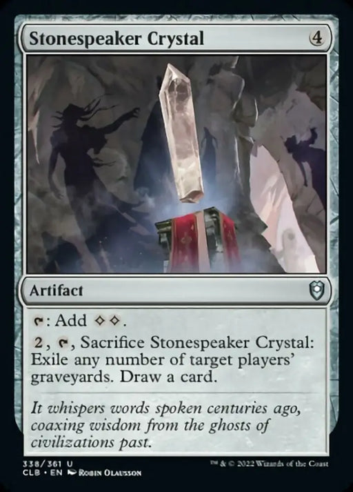 Stonespeaker Crystal [Commander Legends: Battle for Baldur’s Gate] - MTG Single