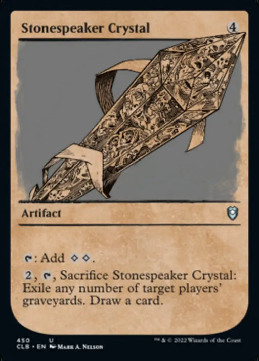 Stonespeaker Crystal (Showcase) [Commander Legends: Battle for Baldur’s Gate] - MTG Single