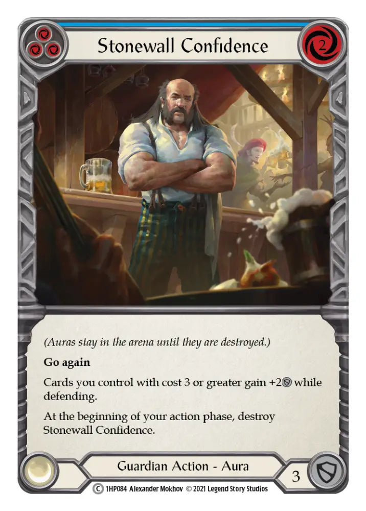 Stonewall Confidence (Blue) [1HP084] (History Pack 1) - Flesh And Blood Single