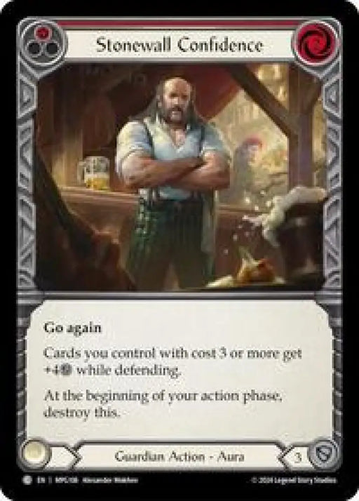 Stonewall Confidence (Red) (MPG106) [Mastery Pack Guardian]
