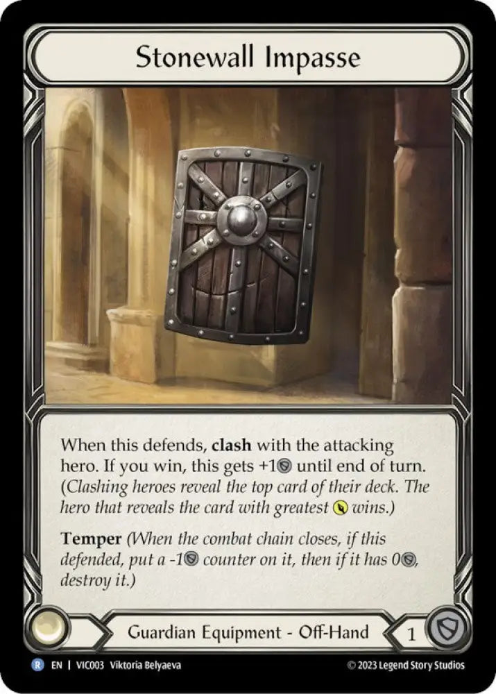Stonewall Impasse [Heavy Hitters] (Victor Blitz Deck) - Flesh And Blood Single