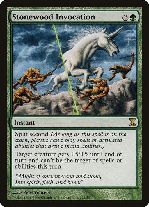 Stonewood Invocation [Time Spiral] - MTG Single