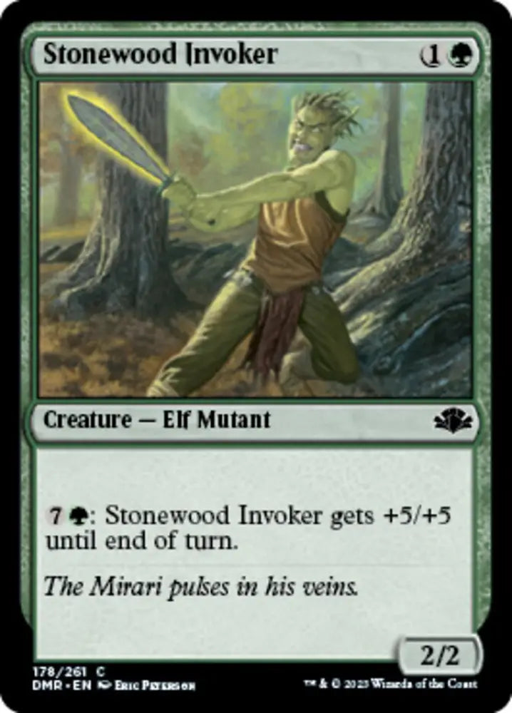 Stonewood Invoker [Dominaria Remastered] - MTG Single