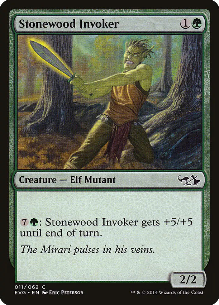 Stonewood Invoker (Elves vs. Goblins) [Duel Decks Anthology] - MTG Single