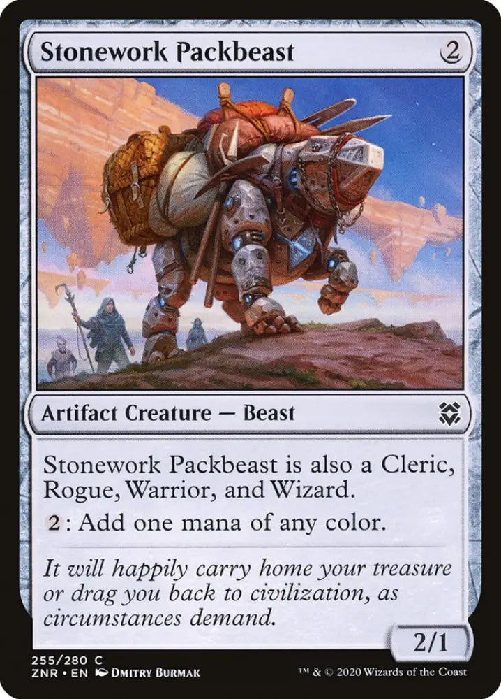 Stonework Packbeast [Zendikar Rising] - MTG Single
