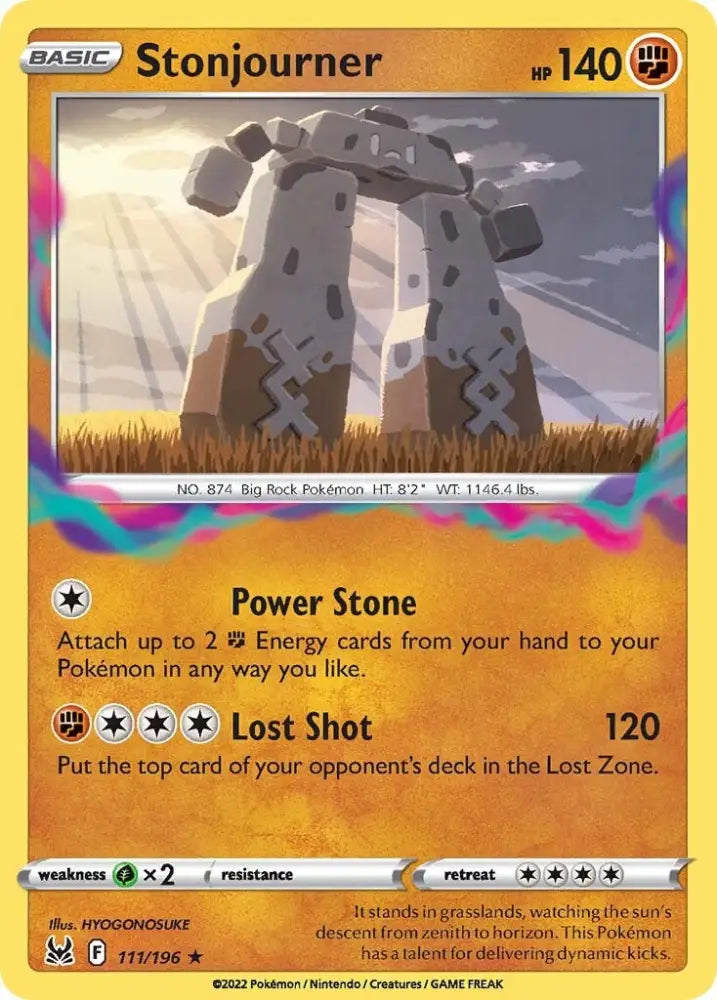 Stonjourner (111/196) [Sword & Shield: Lost Origin] - Pokemon Single