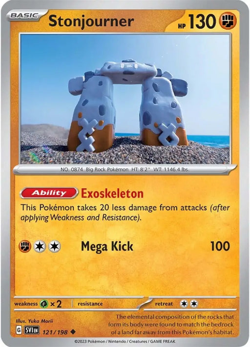 Stonjourner (121/198) [Scarlet & Violet: Base Set] - Pokemon Single