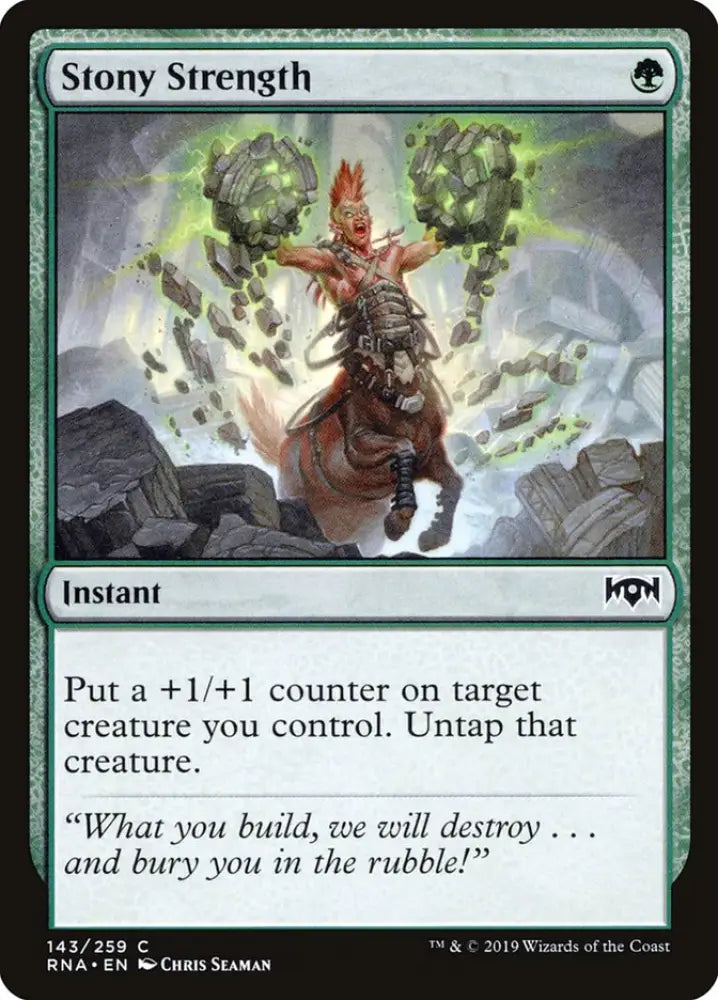 Stony Strength [Ravnica Allegiance] - MTG Single