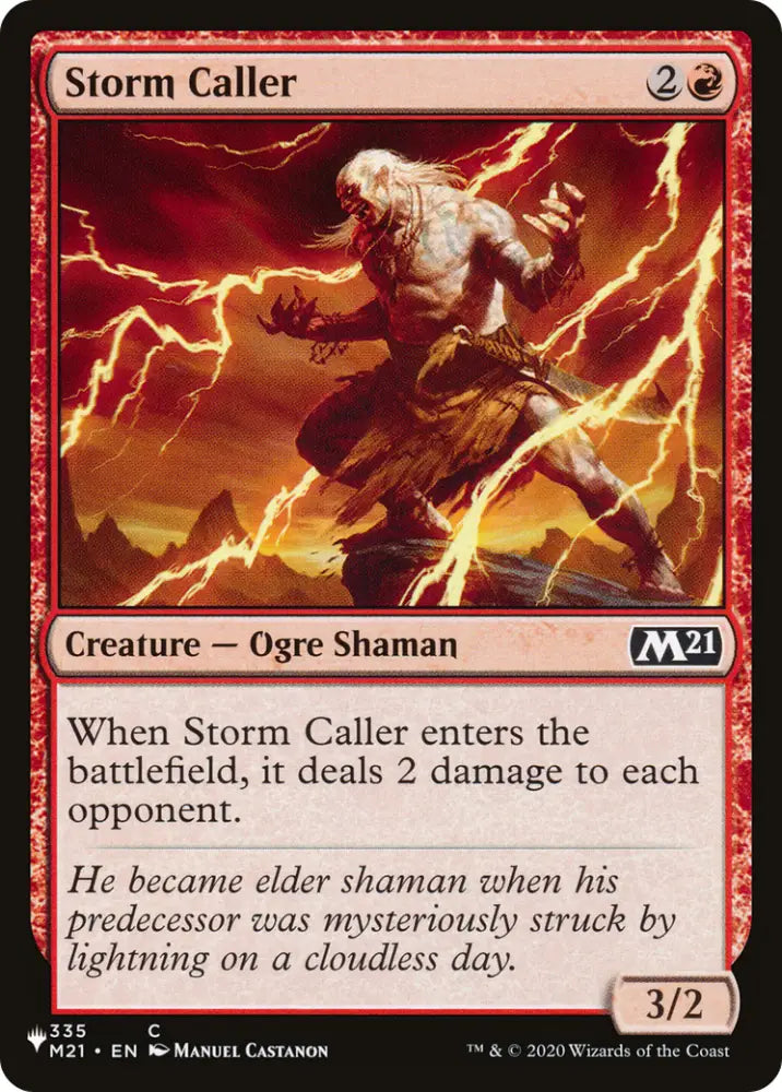 Storm Caller [The List] - MTG Single
