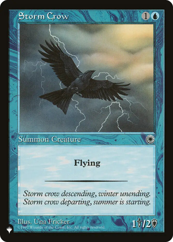 Storm Crow (POR) [The List] - MTG Single