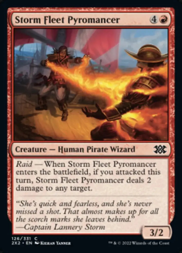 Storm Fleet Pyromancer [Double Masters 2022] - MTG Single