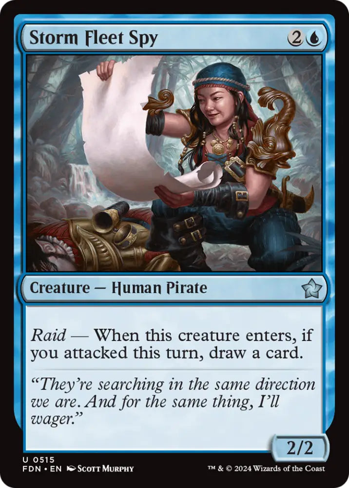 Storm Fleet Spy [Foundations] - MTG Single