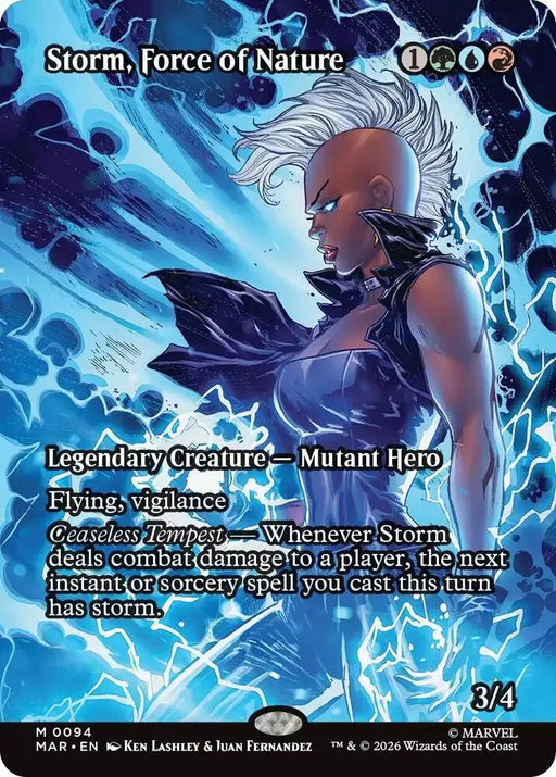 Storm, Force of Nature (Borderless) (94) [Marvel Universe Eternal-Legal]