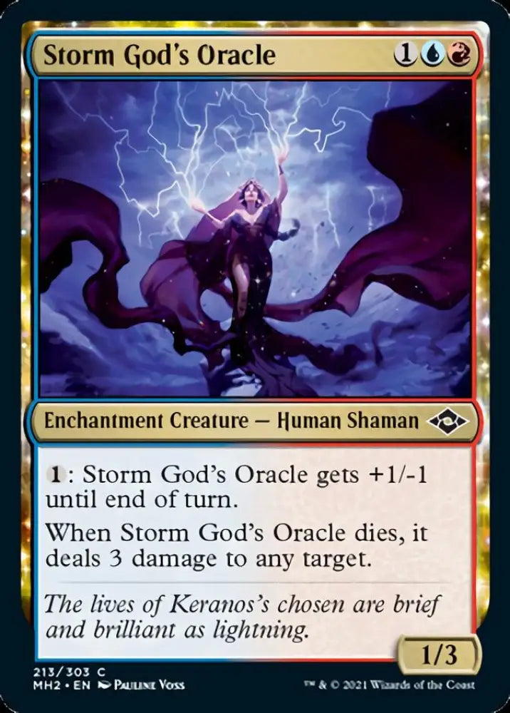 Storm God’s Oracle [Modern Horizons 2] - MTG Single