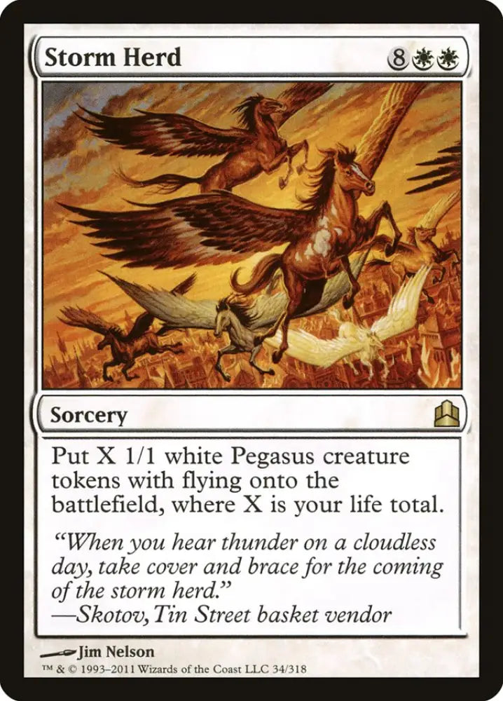 Storm Herd [Commander 2011] - MTG Single