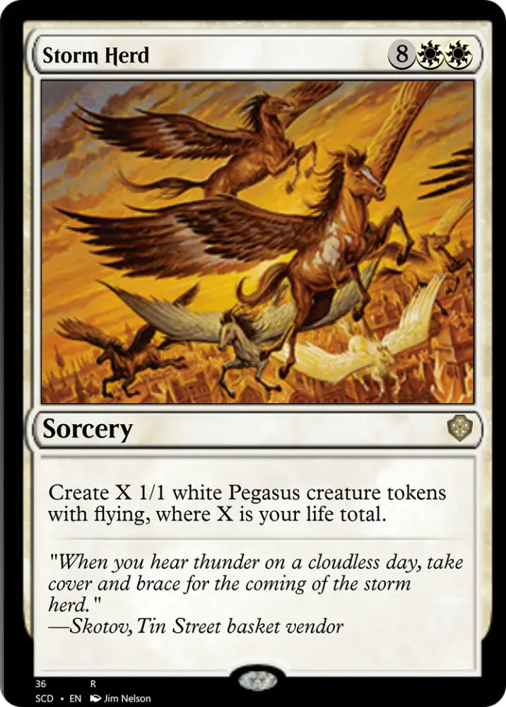 Storm Herd [Starter Commander Decks] - MTG Single