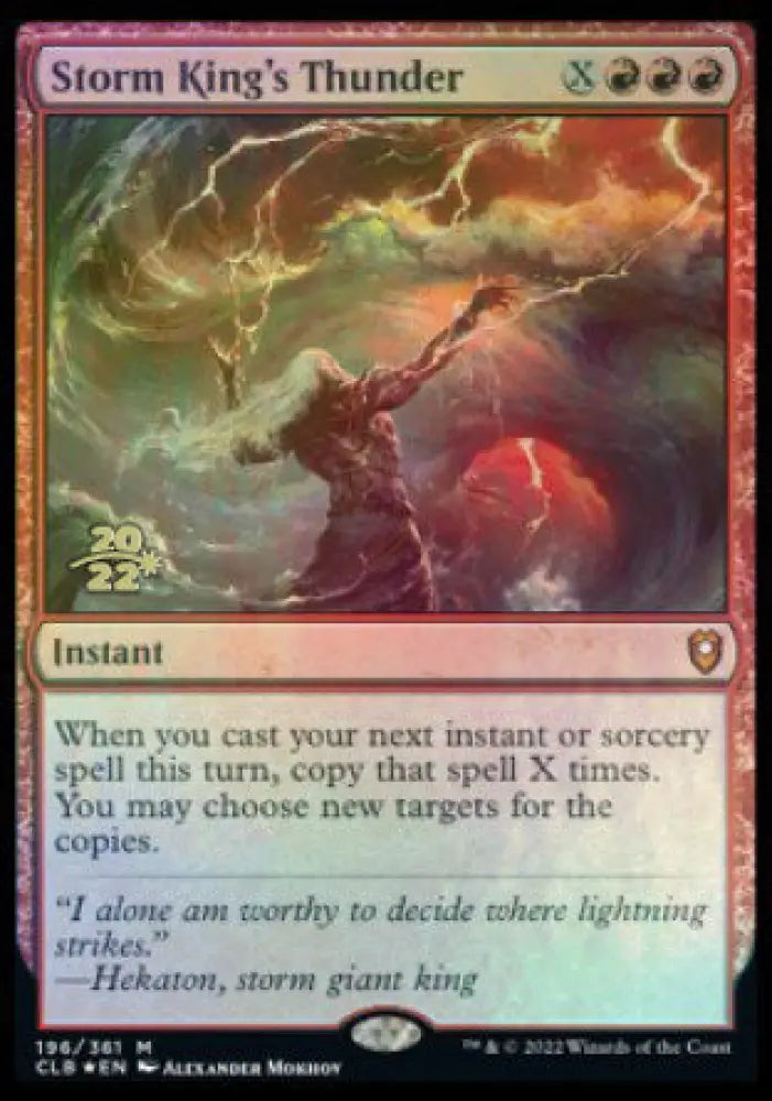 Storm King’s Thunder [Commander Legends: Battle for Baldur’s Gate Prerelease Promos] - MTG Single