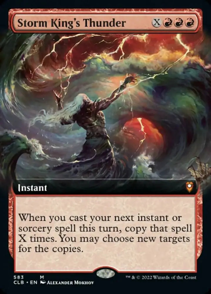 Storm King’s Thunder (Extended Art) [Commander Legends: Battle for Baldur’s Gate] - MTG Single