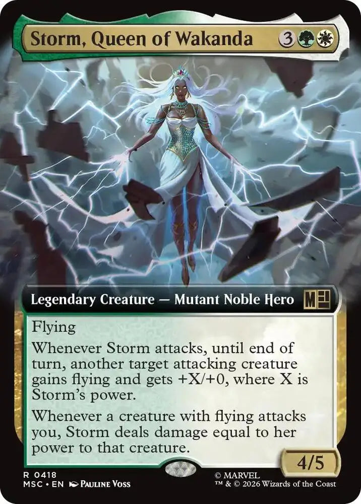 Storm, Queen of Wakanda (Extended Art) (418) [Marvel Super Heroes Commander]