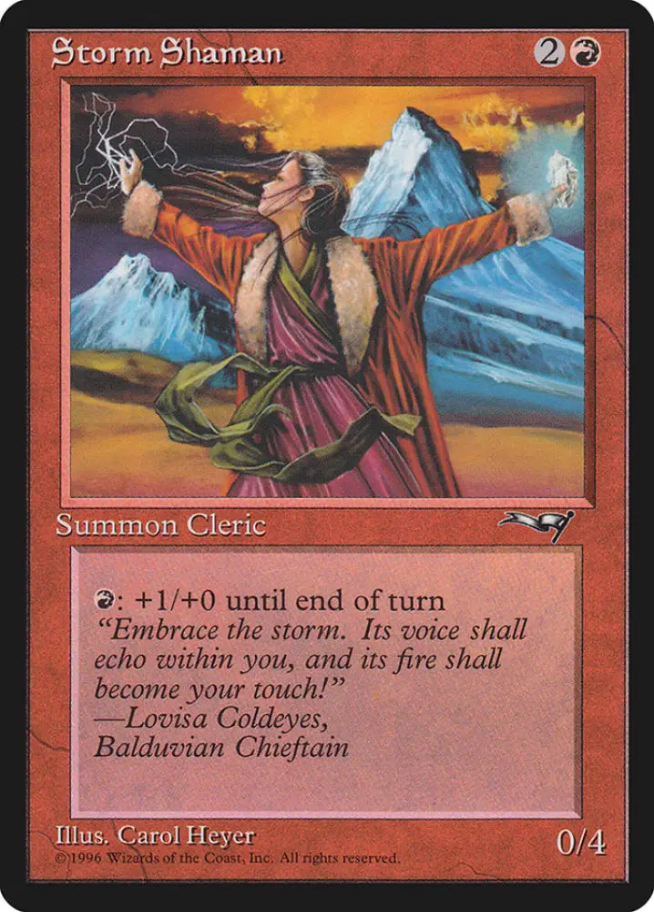 Storm Shaman (Female) [Alliances] - MTG Single