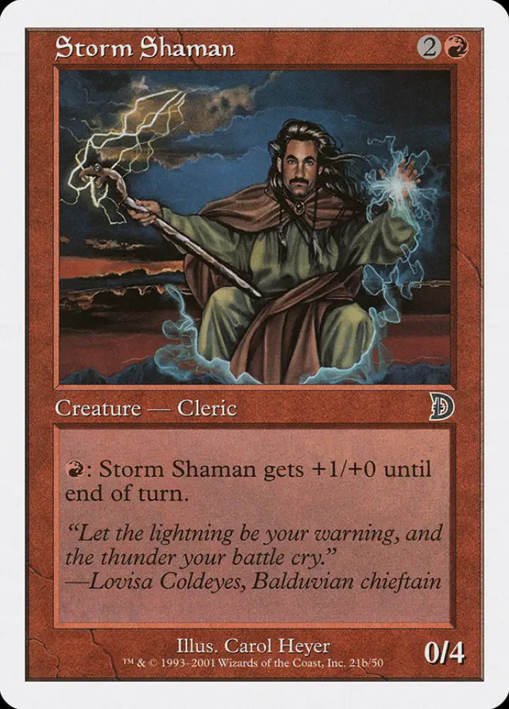 Storm Shaman (Male) [Deckmasters] - MTG Single