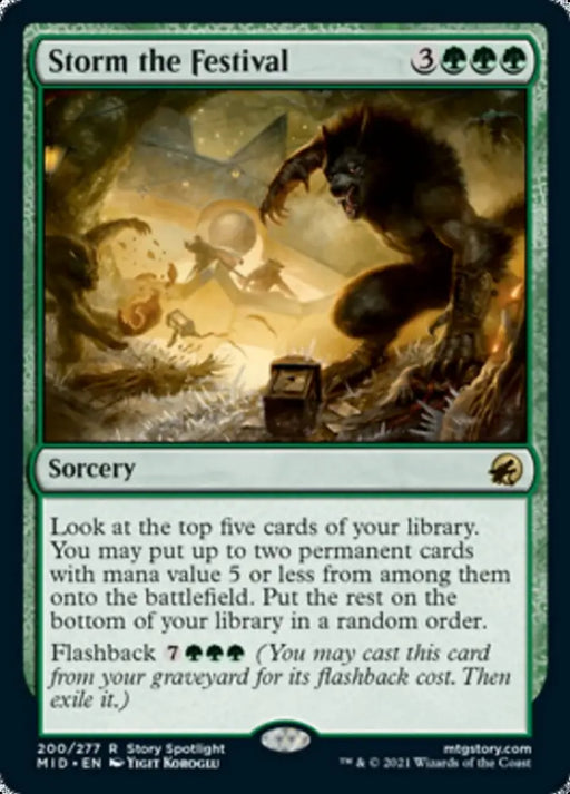 Storm the Festival [Innistrad: Midnight Hunt] - MTG Single