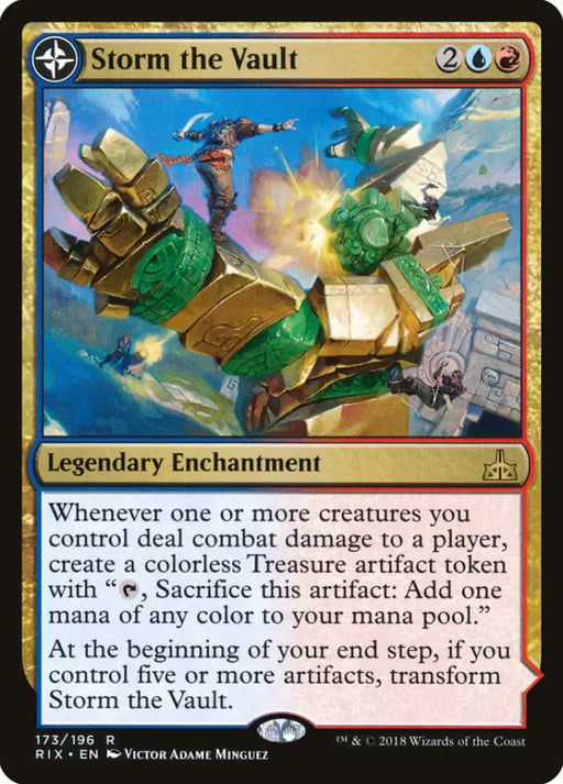 Storm the Vault // Vault of Catlacan [Rivals of Ixalan] - MTG Single