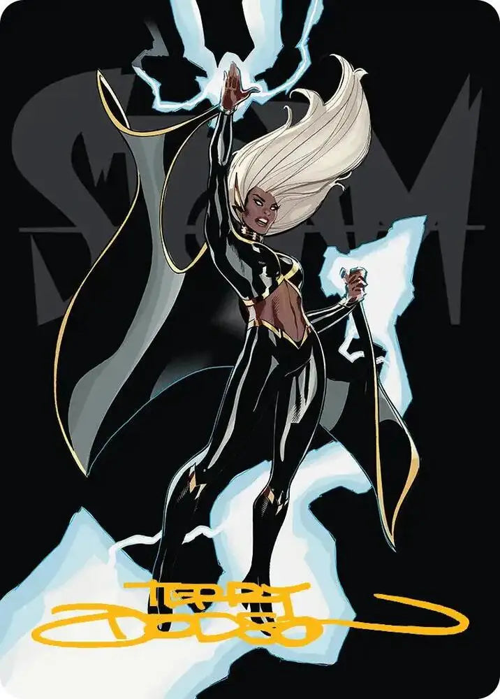 Storm, Windrider Art Card (Gold-Stamped Signature) (30) [Marvel Super Heroes Art Series]