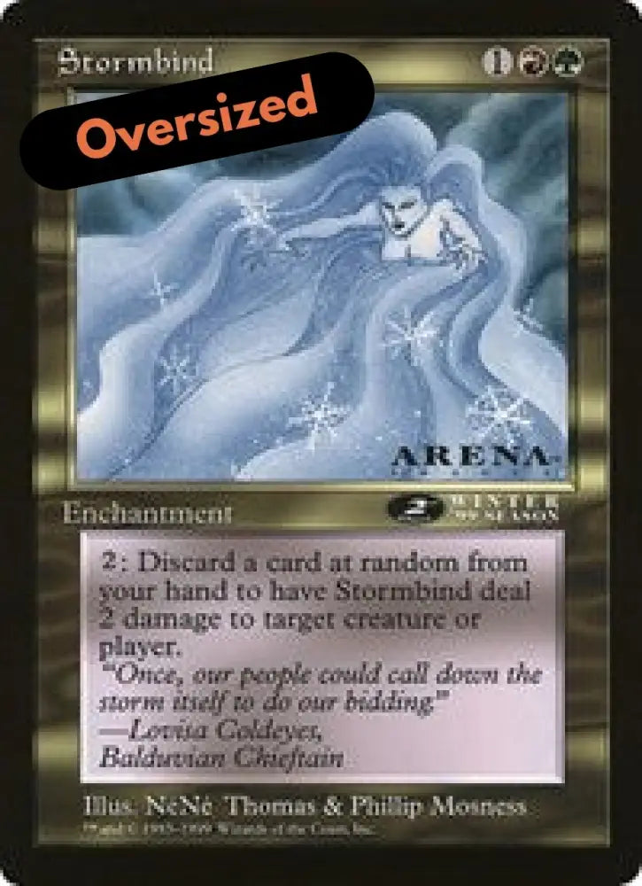 Stormbind (Oversized) [Oversize Cards] - MTG Single