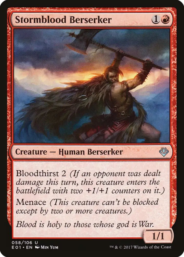 Stormblood Berserker [Archenemy: Nicol Bolas] - MTG Single