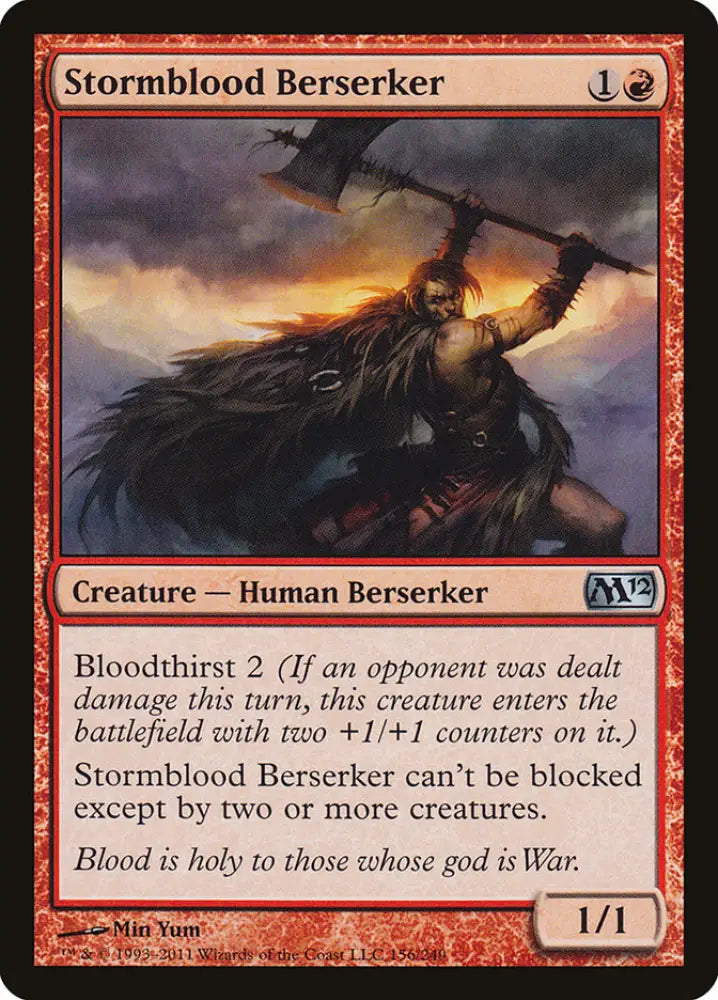 Stormblood Berserker [Magic 2012] - MTG Single