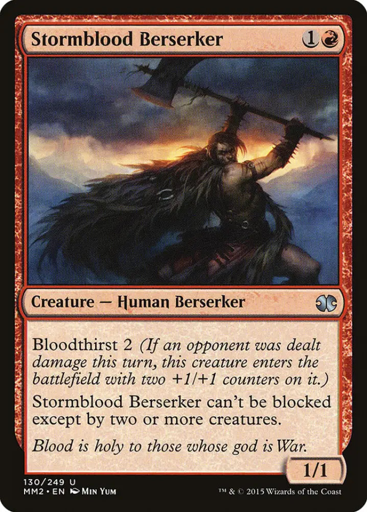 Stormblood Berserker [Modern Masters 2015] - MTG Single