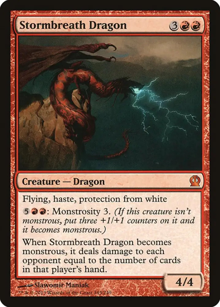 Stormbreath Dragon [Theros] - MTG Single