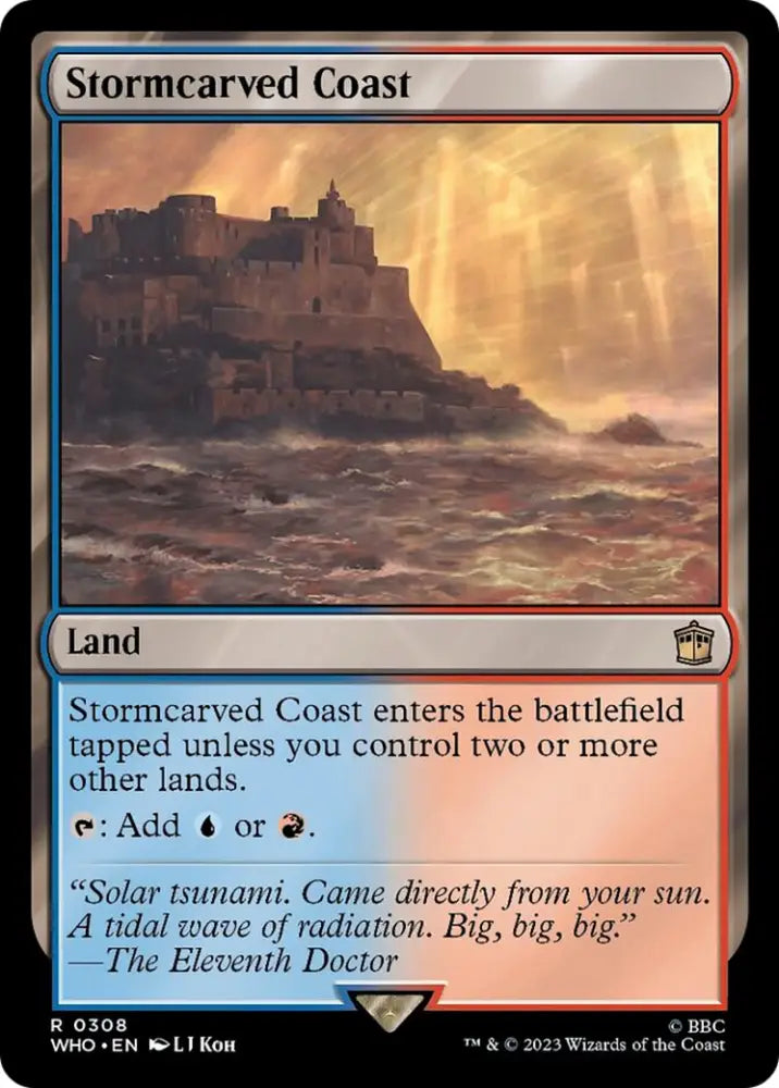 Stormcarved Coast [Doctor Who] - MTG Single