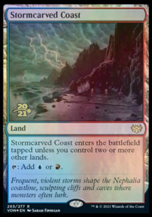 Stormcarved Coast [Innistrad: Crimson Vow Prerelease Promos] - MTG Single