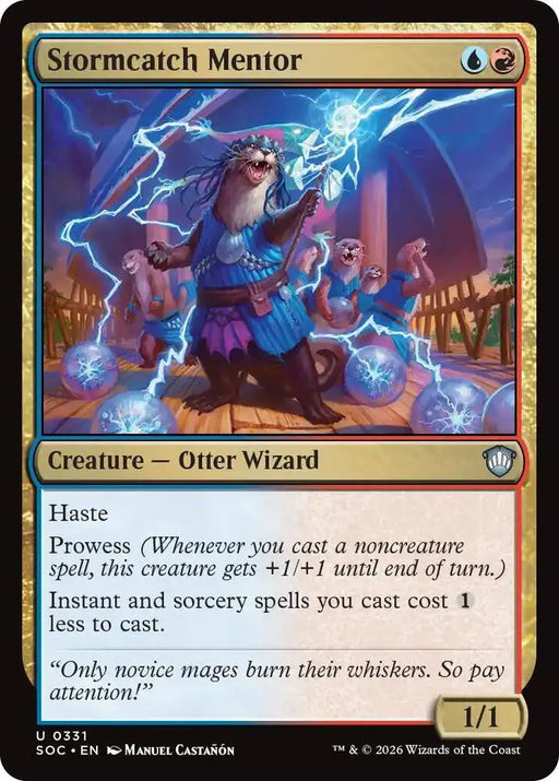 Stormcatch Mentor (331) [Secrets of Strixhaven Commander]