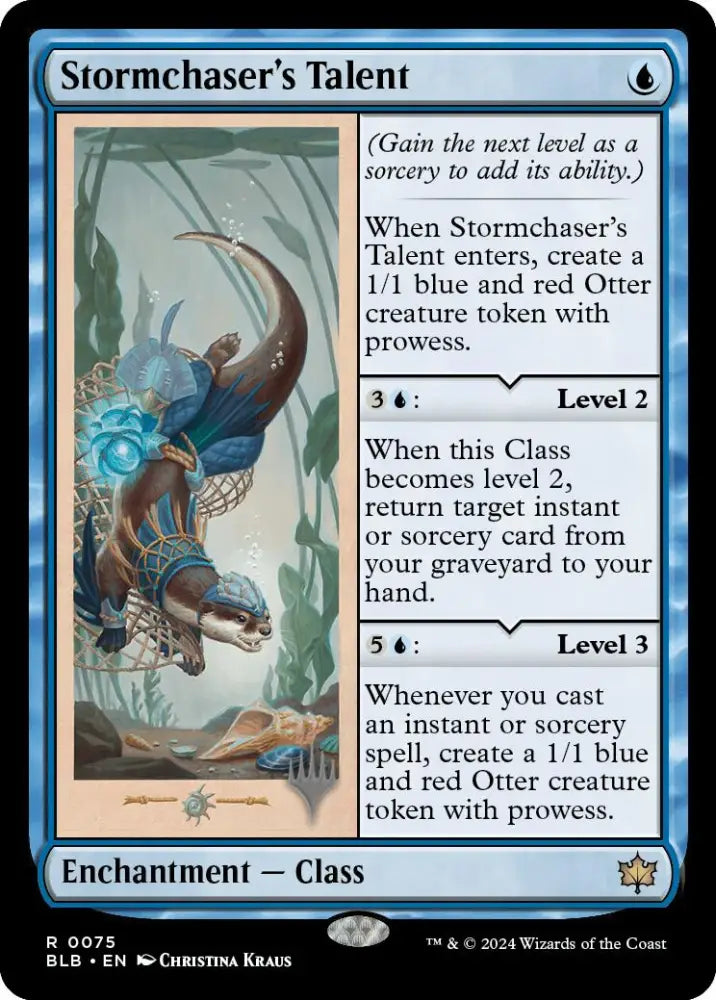 Stormchaser’s Talent (Promo Pack) [Bloomburrow Promos] - MTG Single