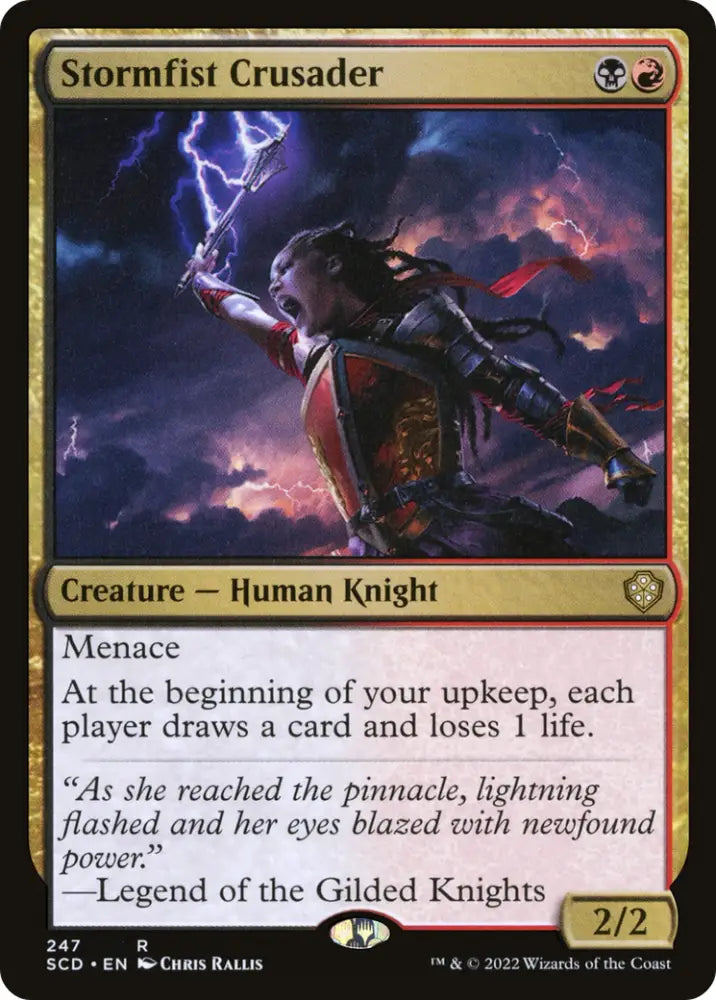 Stormfist Crusader [Starter Commander Decks] - MTG Single