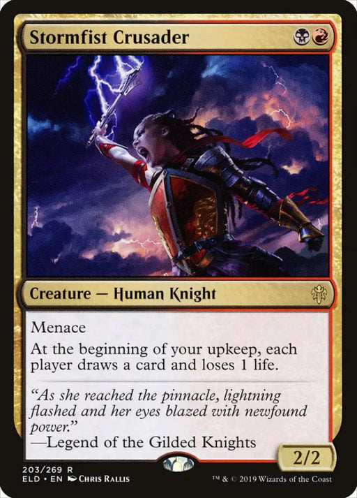 Stormfist Crusader [Throne of Eldraine] - MTG Single