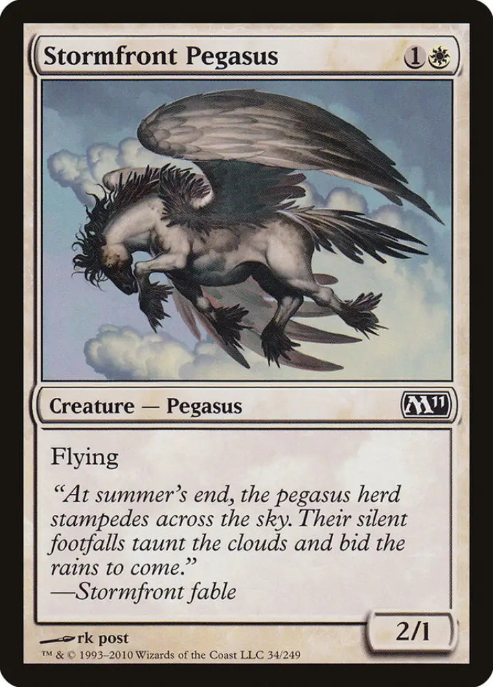 Stormfront Pegasus [Magic 2011] - MTG Single
