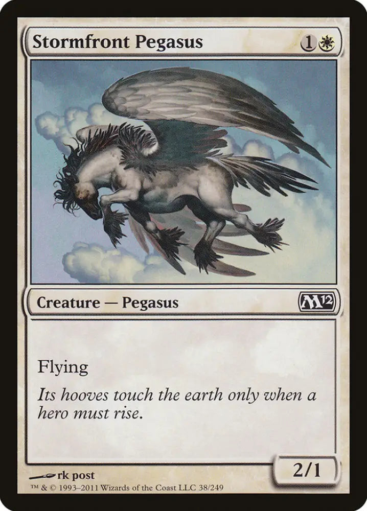 Stormfront Pegasus [Magic 2012] - MTG Single