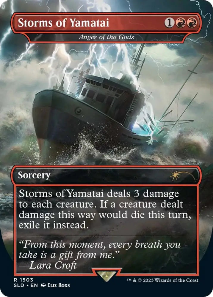 Storms of Yamatai - Anger of the Gods [Secret Lair Drop Series] - MTG Single